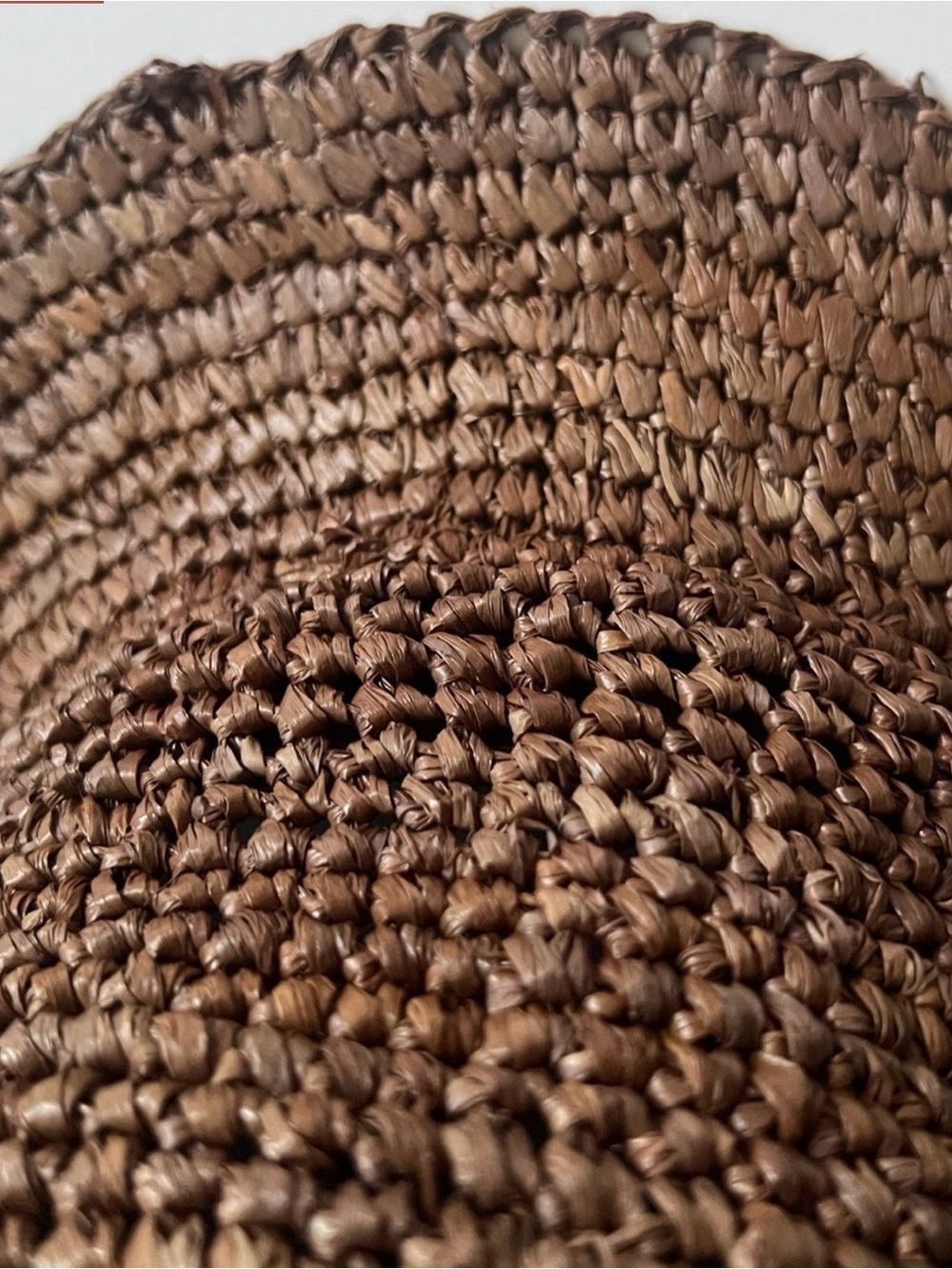 {Wyeth} Aden Raffia Bucket Hat in Chocolate